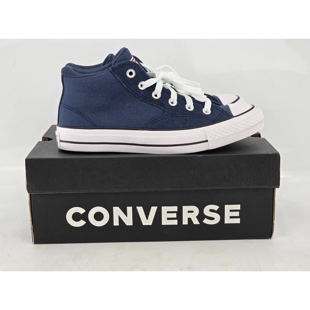 Converse Chuck Taylor All Star Malden Street Mid Mens 6 Womens 8 Navy Blue - VG - Picture 12 of 13
